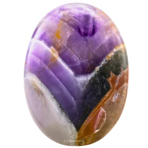 Amethyst Chevron Palm Stone