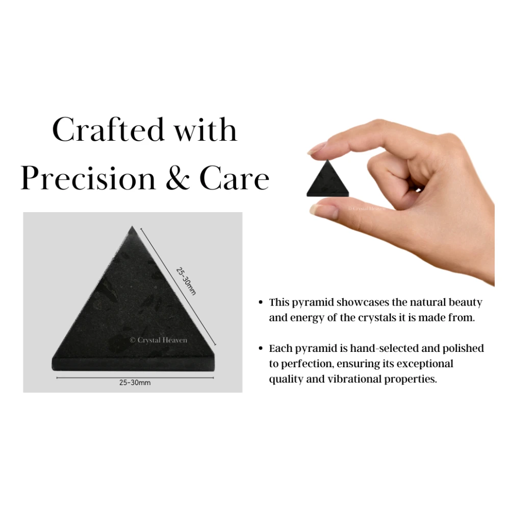 Black Tourmaline Pyramid (1 inch) - Image 5