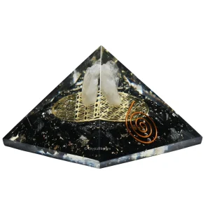 Black Tourmaline Orgone Pyramid (Angel)