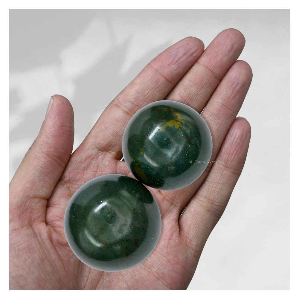 Bloodstone Sphere (1.5 Inch) - Image 4