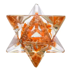 Carnelian Orgone Merkaba - 1 Inch