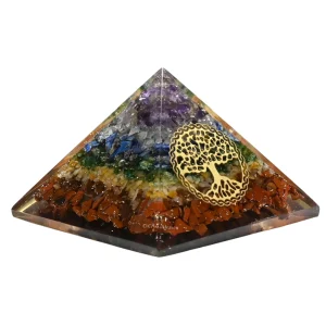 7 Chakra Orgone Pyramid (Vintage tree Of Life)
