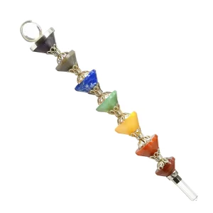 7 Chakra Crystal Cone Healing Stick