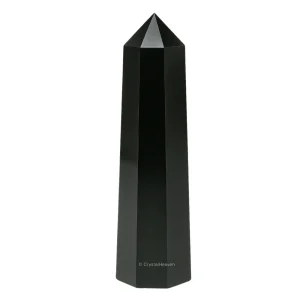 Black Obsidian Tower (3" to 4" inch)