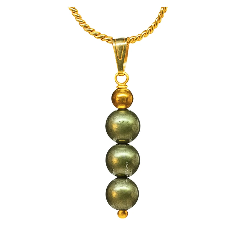 Aquamarine Crystal Bead Necklace (Silver) - Image 9