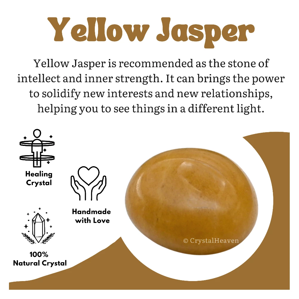 Tumbled Yellow Jasper Stones (30 Gram) - Image 4