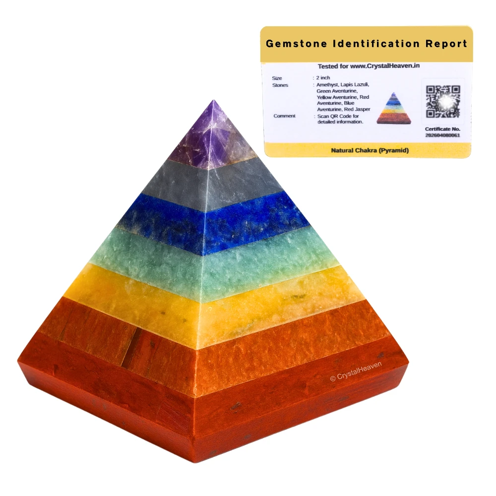 7 Chakra Pyramid (2 Inch) - Image 2