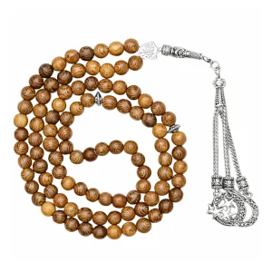 Agar Wood Tasbih (Silver)