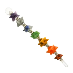 7 Chakra Crystal Merkaba Healing Stick