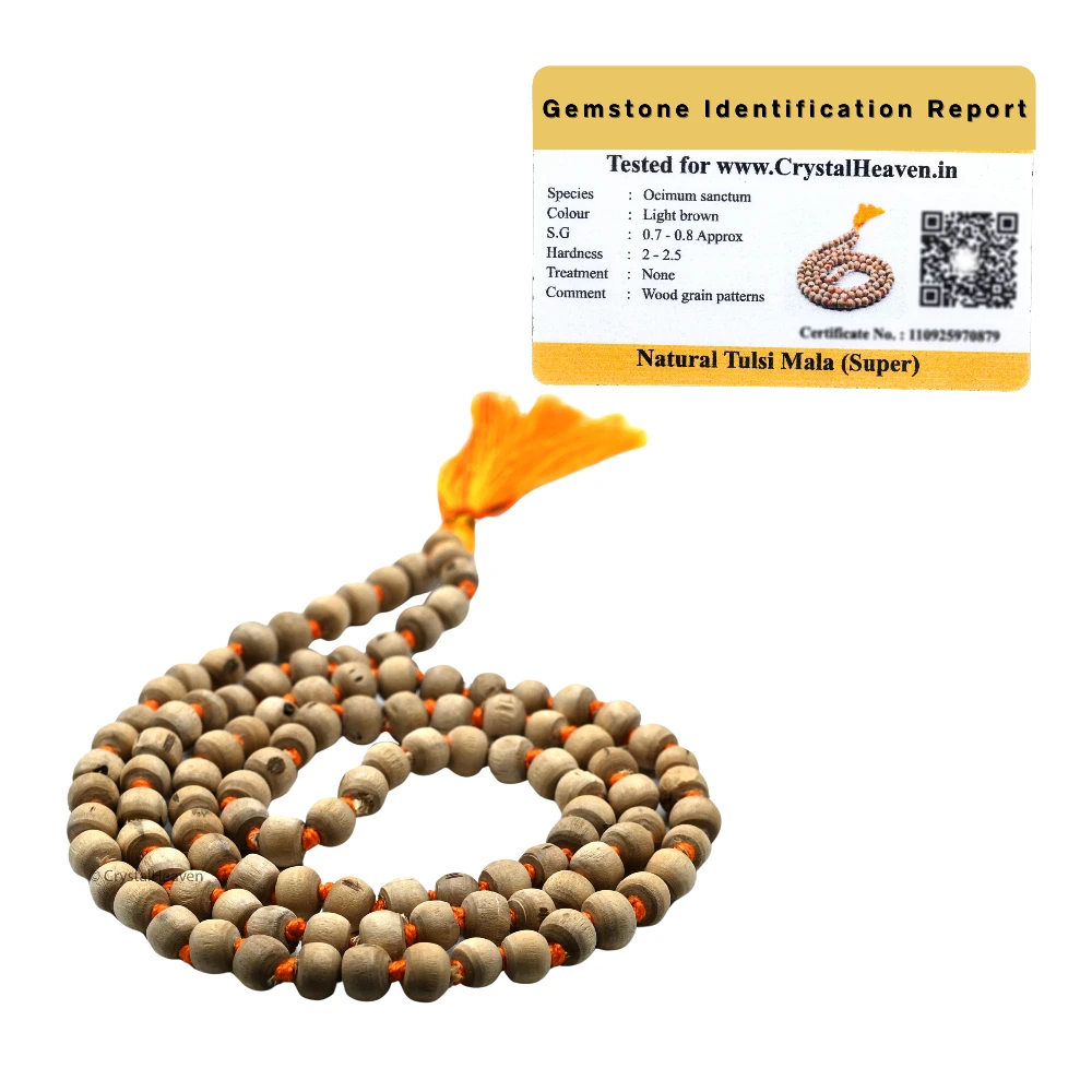 Tulsi Japa Mala - Super (Hand Knotted) - Image 2