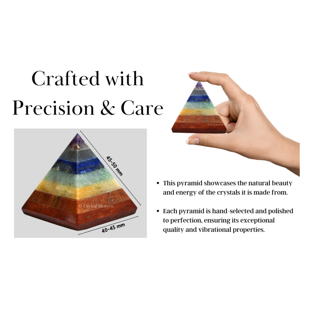 7 Chakra Pyramid (2 Inch) - Image 5