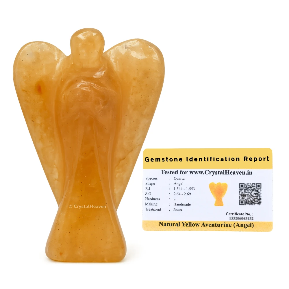 Yellow Aventurine Angel (2 Inch) - Image 2