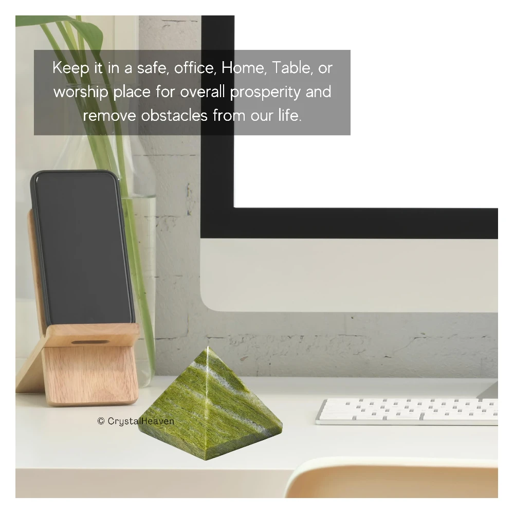 Vesuvianite Pyramid (2 Inch) - Image 6
