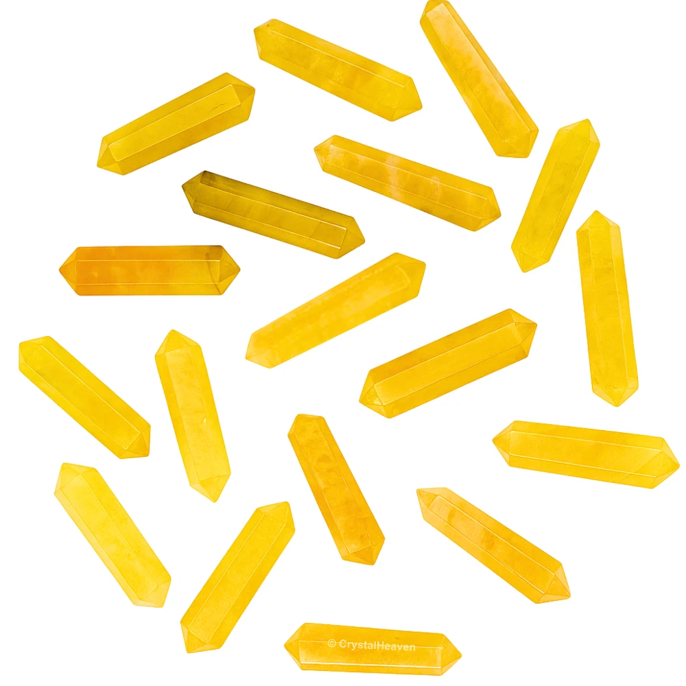 Yellow Aventurine Pencil Points (Double Terminated) (Set of 3)