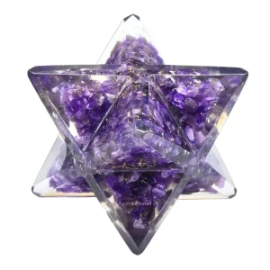 Amethyst Orgone Merkaba