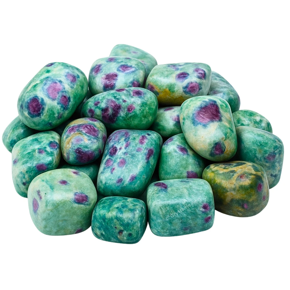 Tumbled Ruby Fuchsite Stones (30 Gram) - Image 3