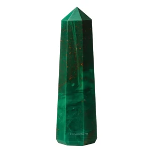 Bloodstone Crystal Tower (3" to 4" inch)