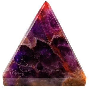 Amethyst Chevron Pyramid (2 Inch)