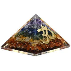 7 Chakra Orgone Pyramid (OM)