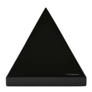 Black Agate Pyramid (1 Inch)