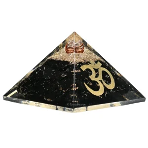Black Tourmaline Orgone Pyramid (OM)