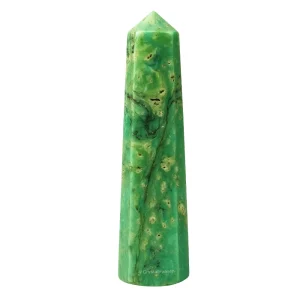Chrysoprase Crystal Tower (3" to 4" inch)