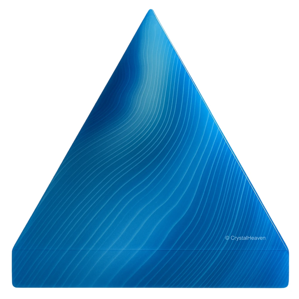 Blue Onyx Pyramid (2 Inch)