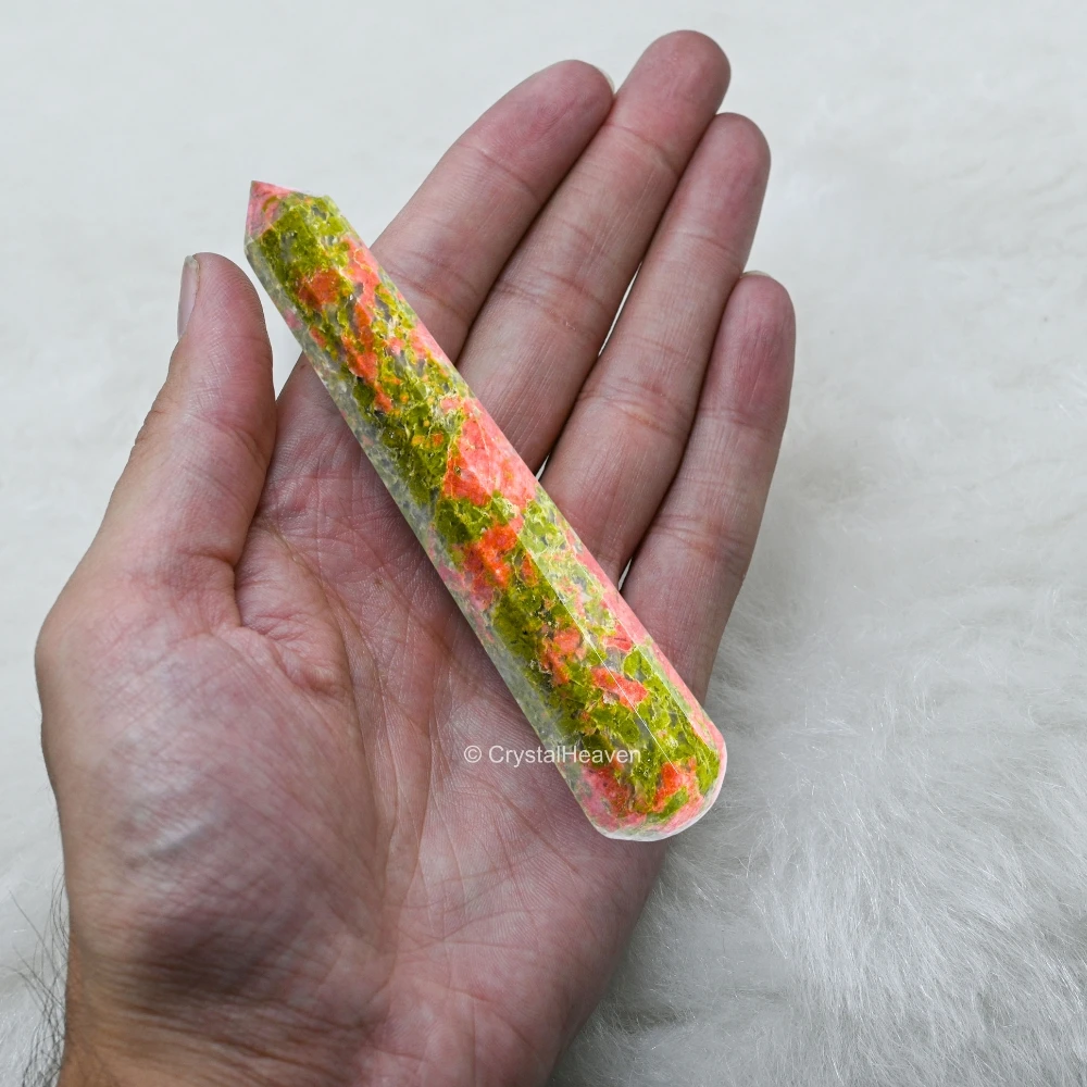 Unakite Wand (Faceted) - Image 4