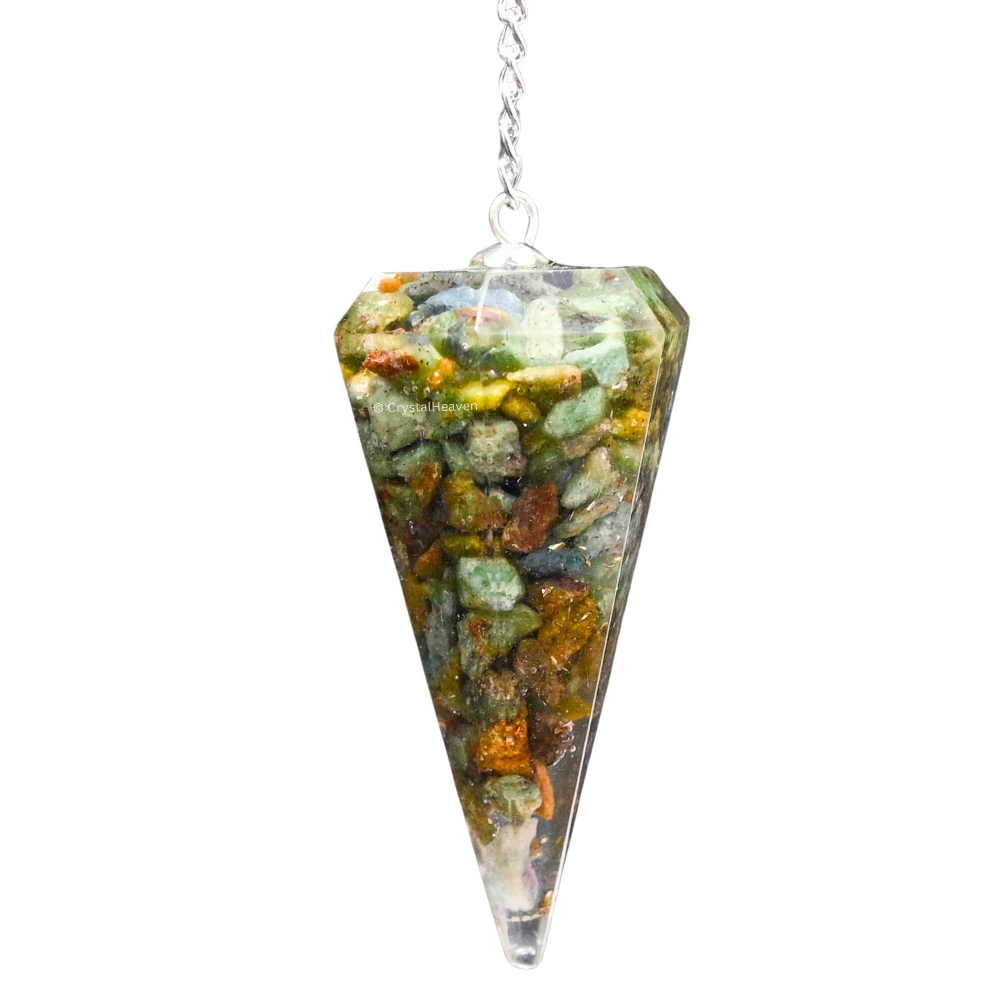 Bloodstone Crystal Orgone Pendulum - Image 10