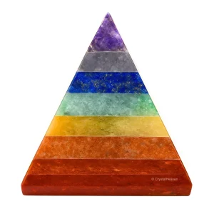 7 Chakra Pyramid (1 Inch)