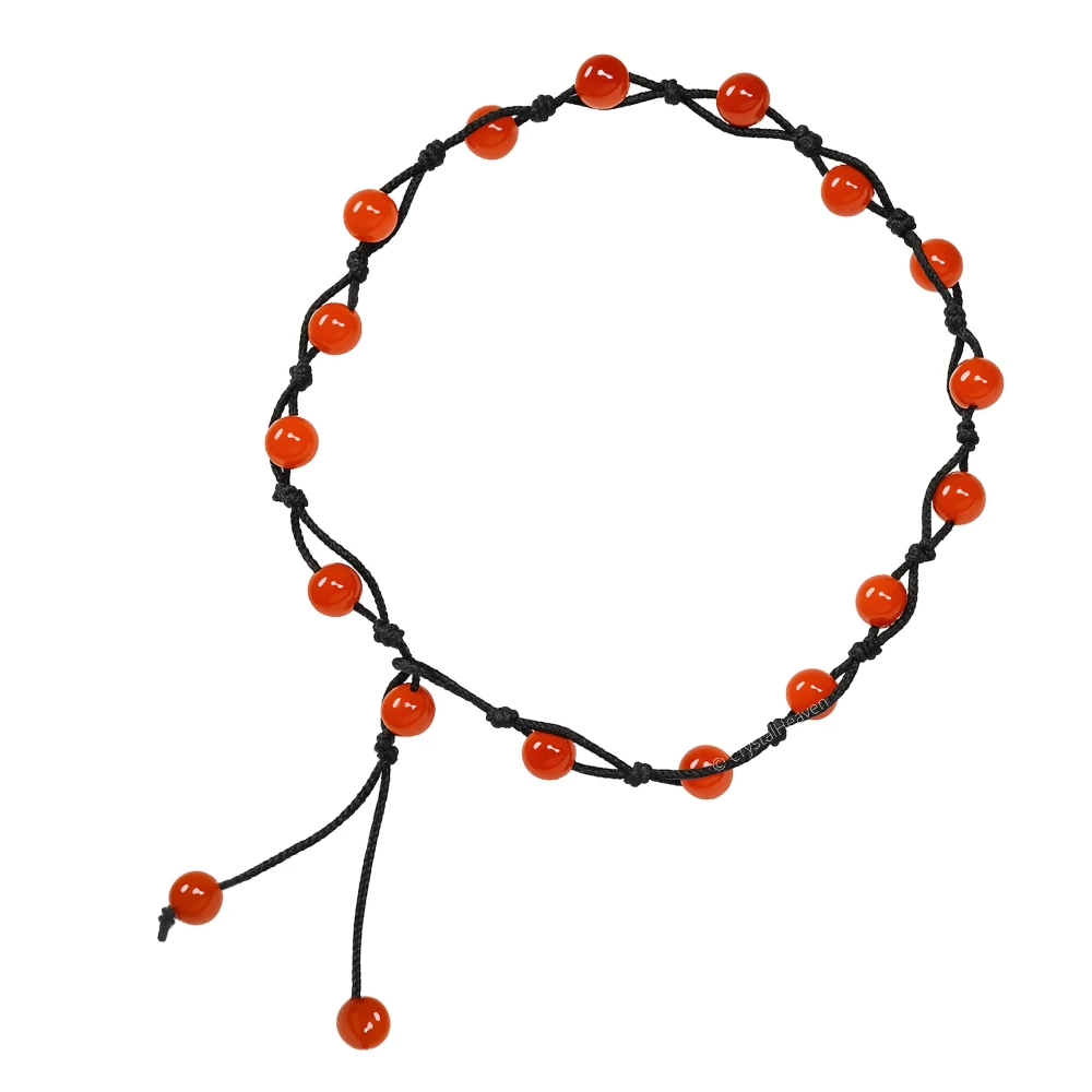 Carnelian Anklet (Hand Knotted) - Image 3