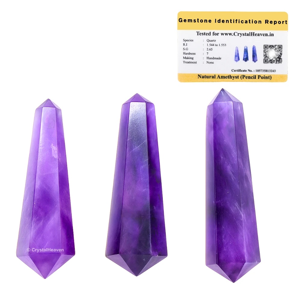 Amethyst Pencil Points (Double Terminated) (Set of 10) - Image 2