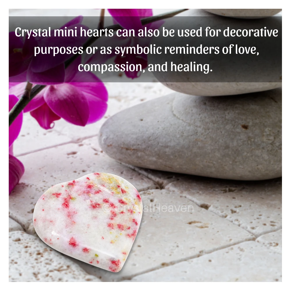 Cinnabarite Mini Heart (Pack of 2) - Image 4