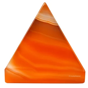 Carnelian Onyx Pyramid (1 Inch)