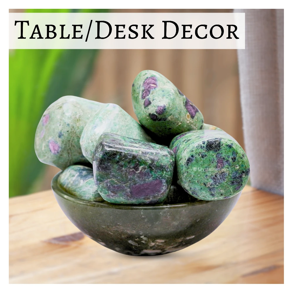 Tumbled Ruby Fuchsite Stones (30 Gram) - Image 5