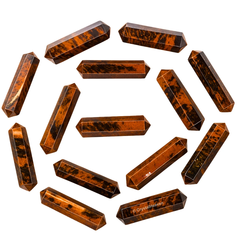 African Bloodstone Pencil Points (Double Terminated) (Set of 10) - Image 9