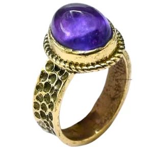 Amethyst Ring (Gold/Oval)