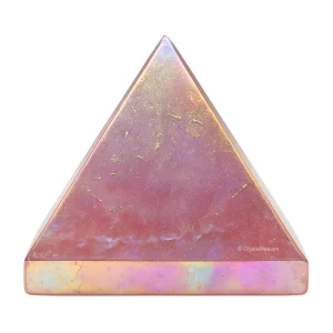 Angel Aura Rose Quartz Pyramid (1.5 Inch)