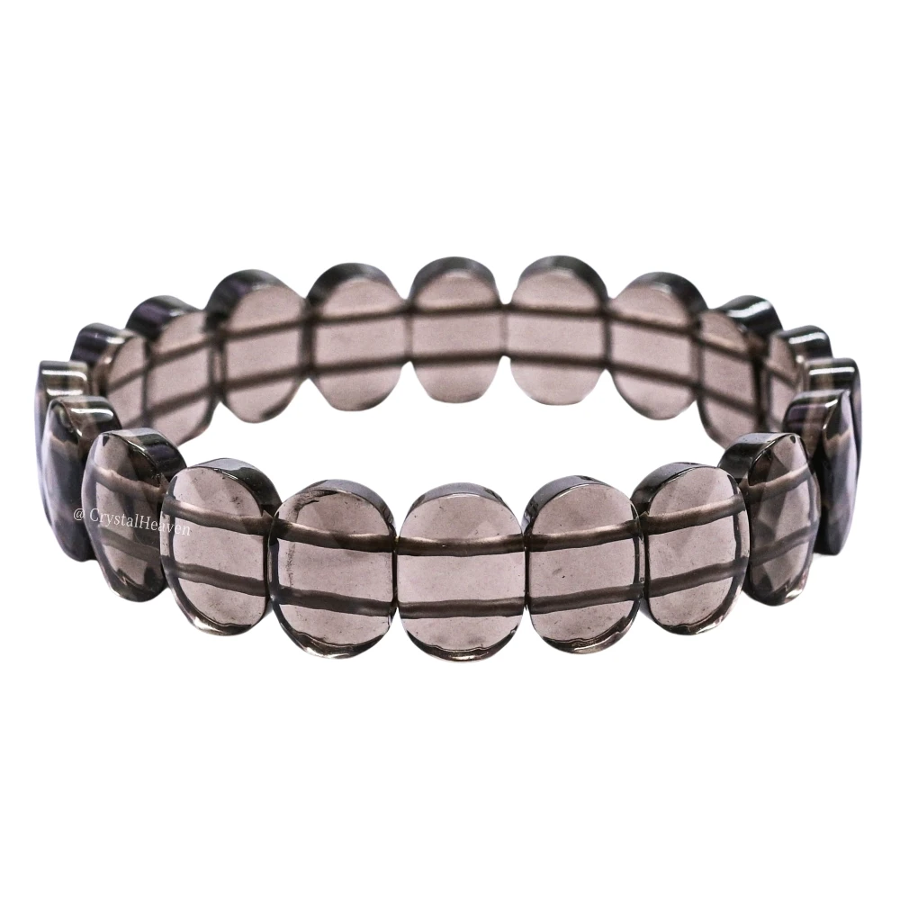 Amethyst Faceted Beads Bracelet - Oval Stone - Image 9