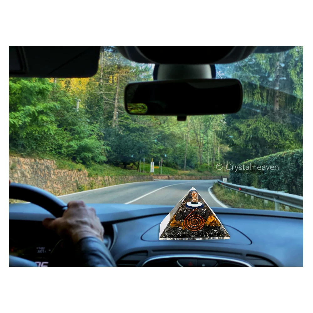 Ultimate Protection Crystal Orgone Pyramid for Car - 70 mm - Image 5