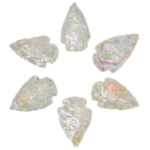 Aura Quartz Arrowhead - 1" to 1.5" (25 Pieces)