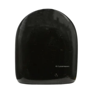 Black Tourmaline Standing Palm Stone (Large)