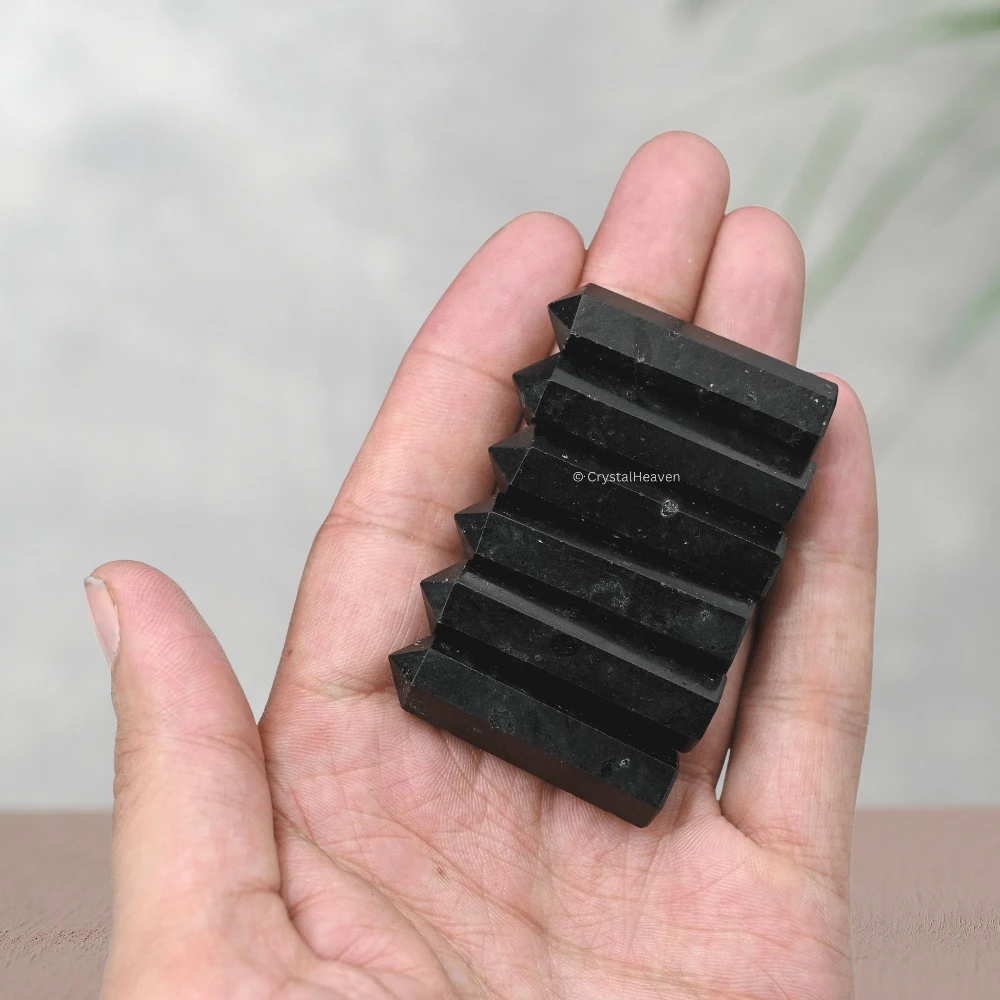 Black Tourmaline Pencil Points (Set of 3) - Image 5