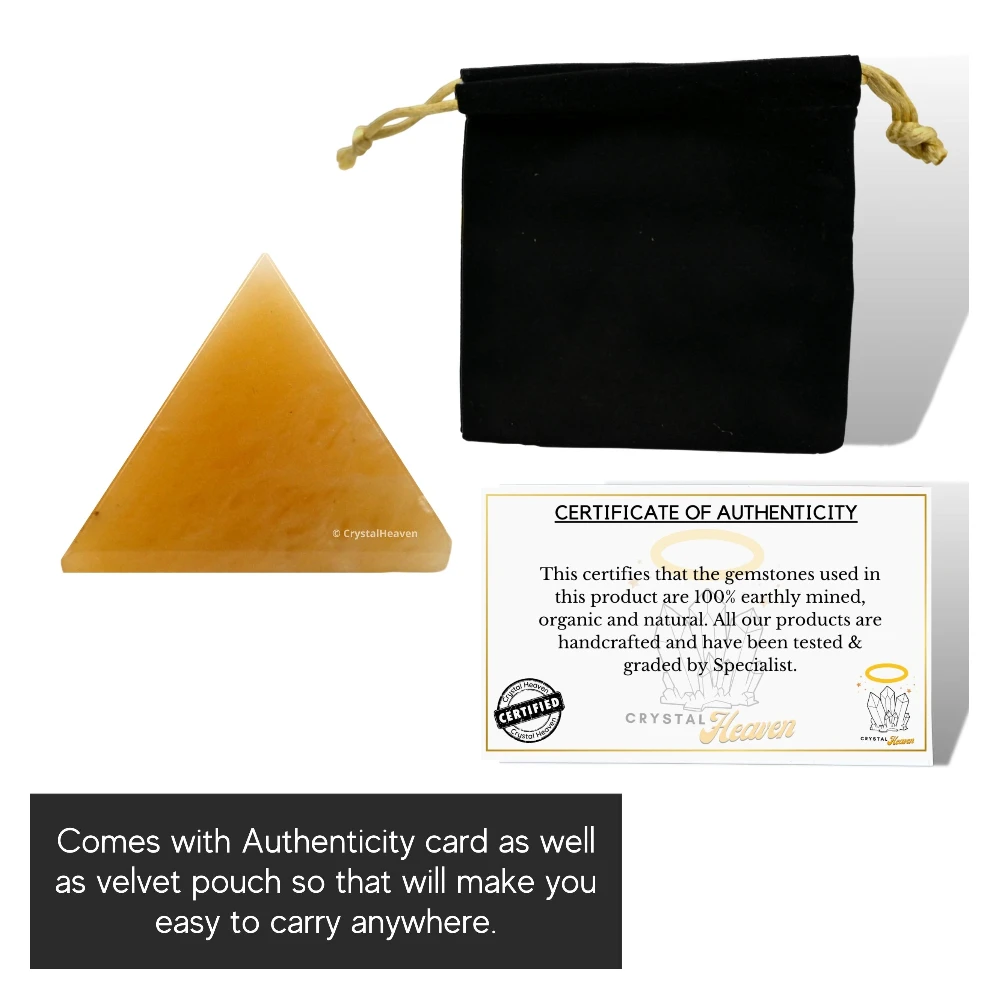 Yellow Aventurine Pyramid (1 Inch) - Image 5