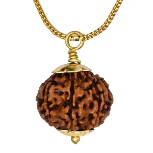 7 Mukhi Rudraksha Pendant (Gold)