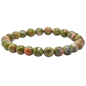 Unakite Bracelet (Faceted-Stretchable)
