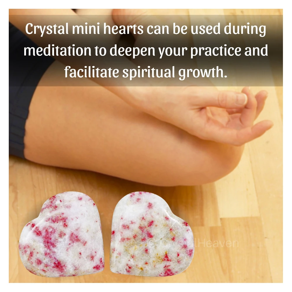 Cinnabarite Mini Heart (Pack of 2) - Image 6