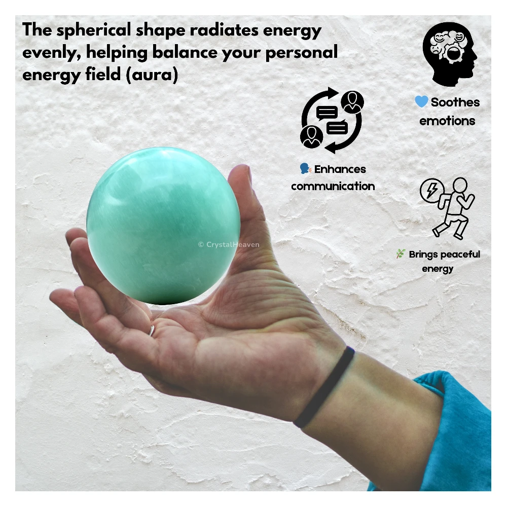 Amazonite Sphere (2 Inch) - Image 4