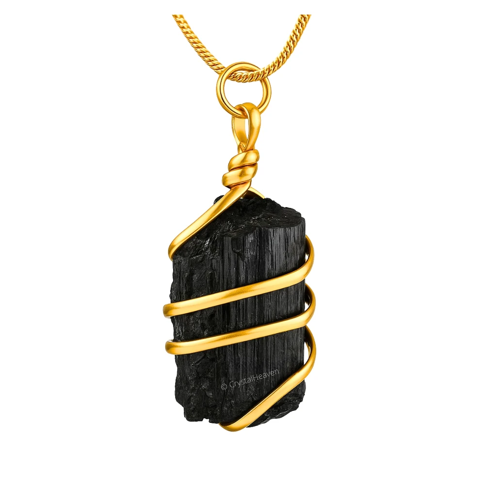 Black Tourmaline Orgone Pyramid (Flower Of Life) - Image 9