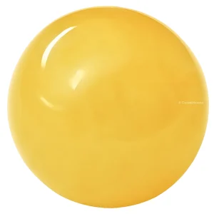 Yellow Calcite Sphere (1 Inch)
